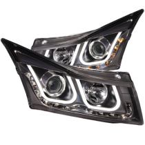 Chevrolet Cruze 2011-2015 Projector Strålkastare Med U-Bar Svart ANZO